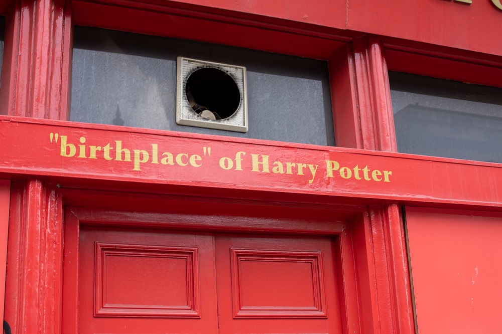 Harry Potter birthplace in Edinburgh
