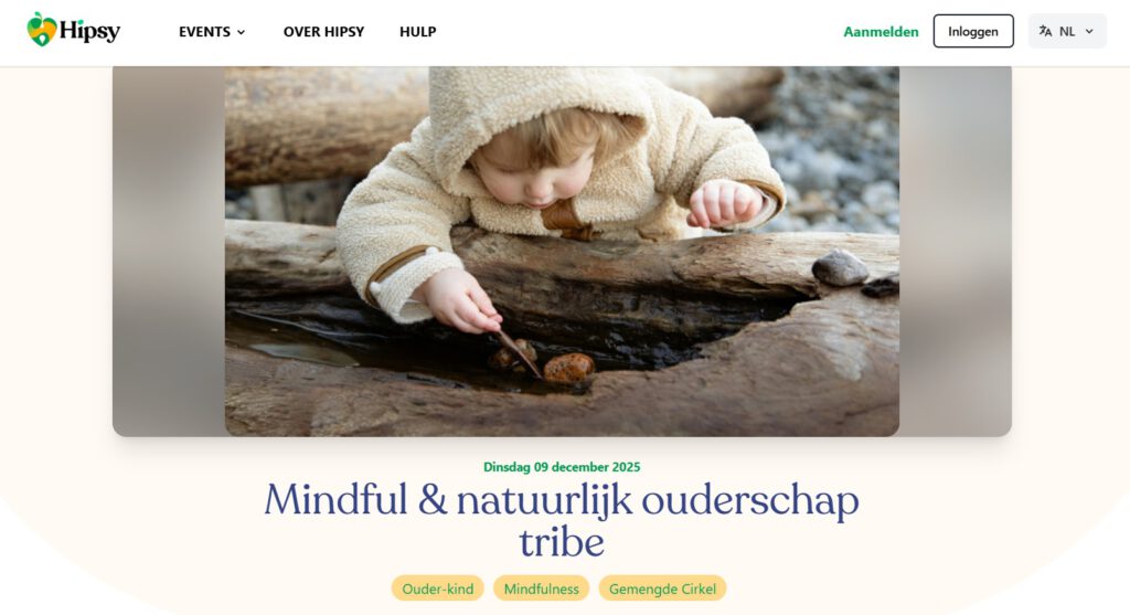 Mindful en natuurlijk ouderschap tribe 9 dec